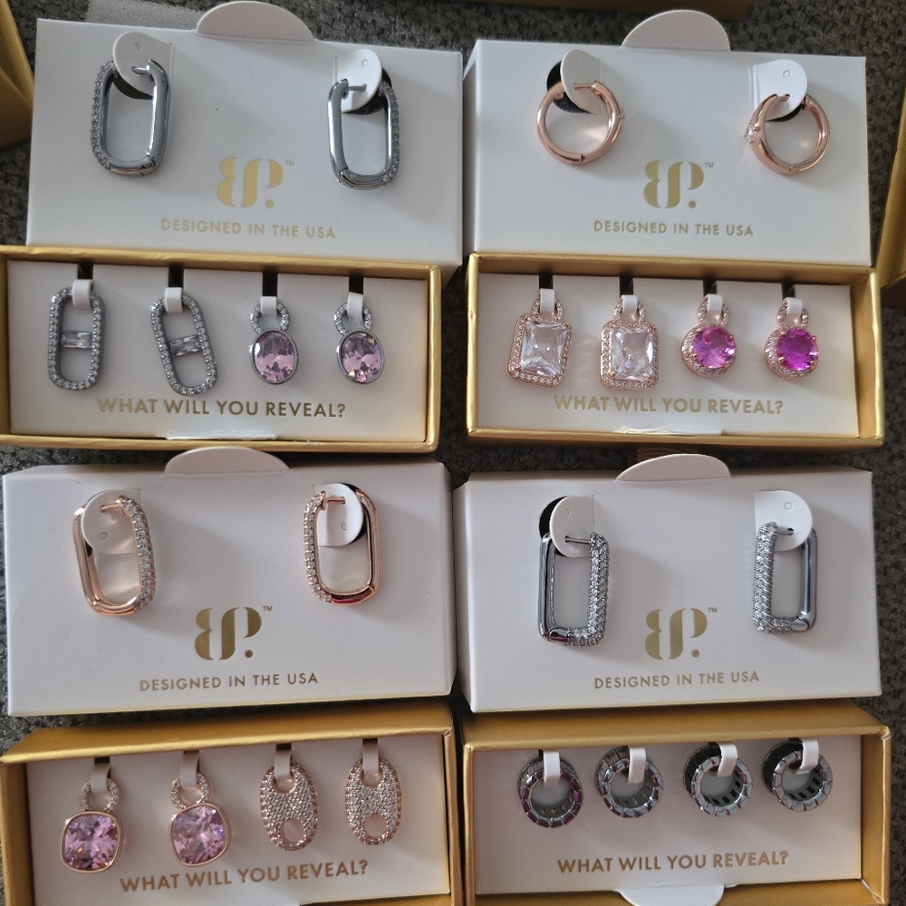 **Sold** BP Charming Hoops  *Lot Of 4*